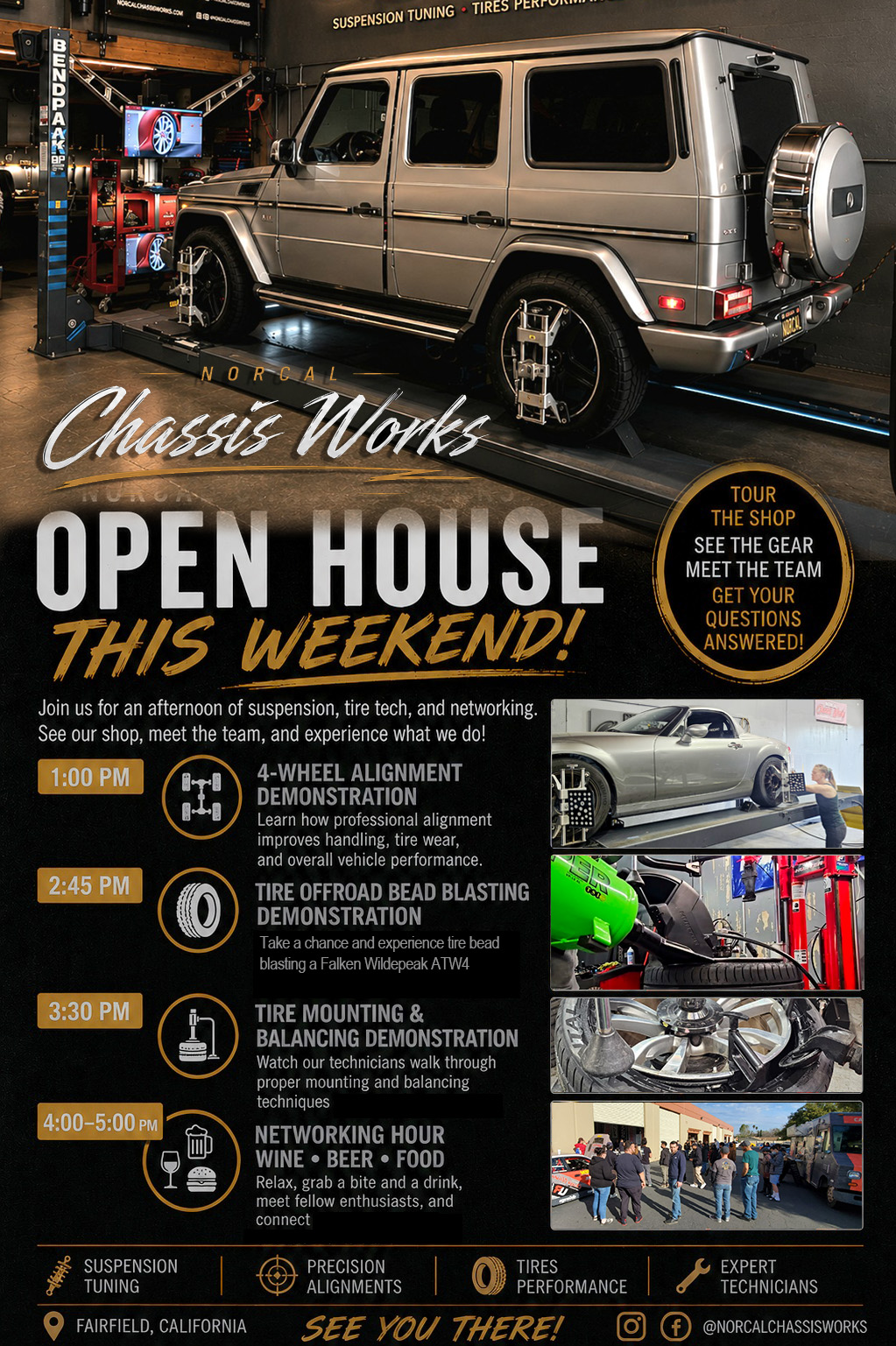 Open House Schedule of Events
